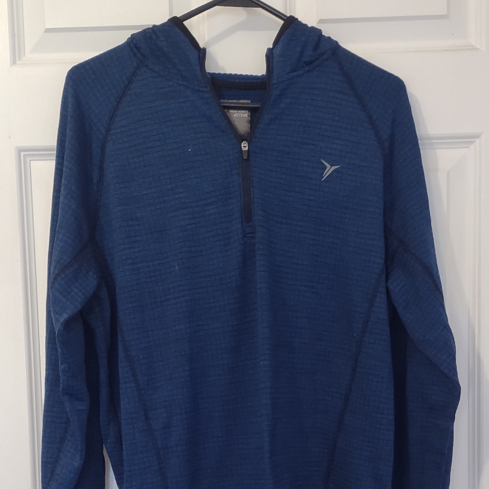 Old Navy Active 1/4 zip pullover with hoodie
